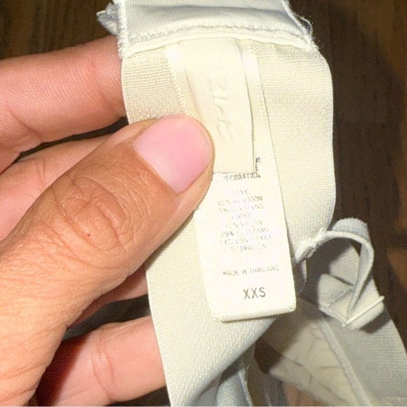 Skims Cotton Jersey Plunge Bralette Ivory Cream XXS - Picture 5 of 5